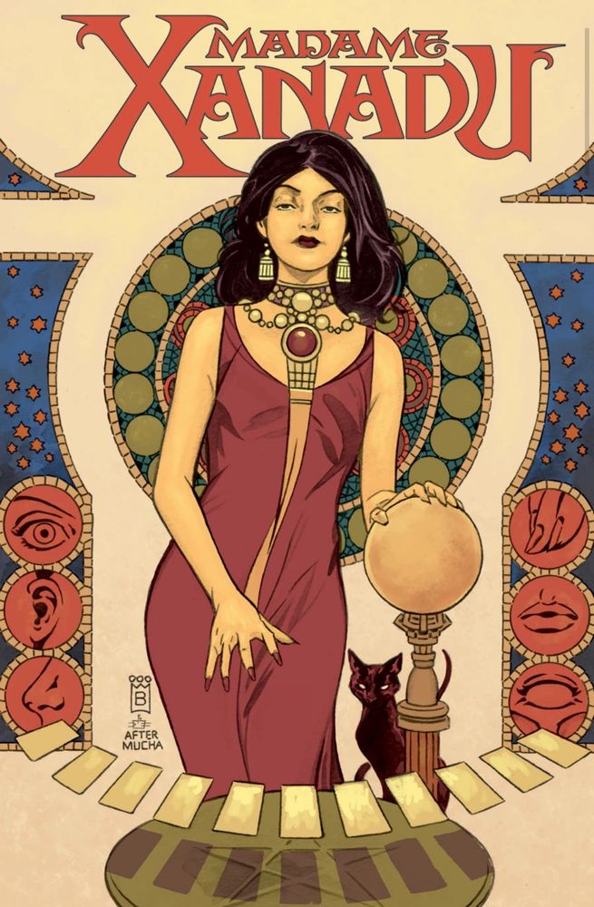 Madame Xanadu #29 (2008) 
Written By Matt Wagner
Art By Amy Reeder
Inks By Richard Friend
Colours By Guy Major
Cover Art By Mark Buckingham