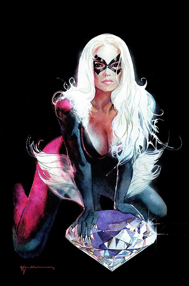 Black Cat #2 (2019)
Variant Cover Art By Bill Sienkiewicz 