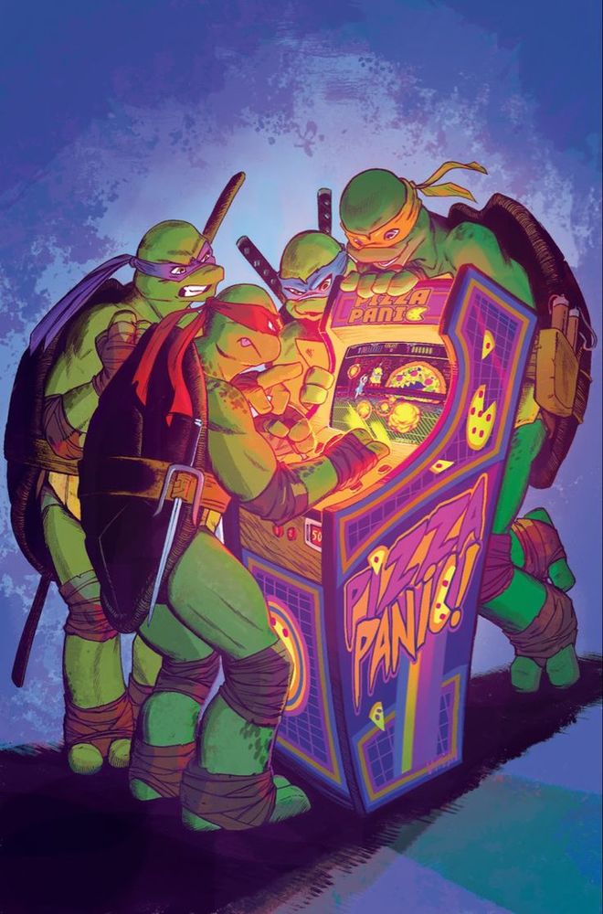 Teenage Mutant Ninja Turtles #75
Written By Kevin Eastman & Tom Waltz
Art By Mateus Santolouco, Damian Couceiro, Chris Johnson
Inks & Art By Cory Smith
Colours By Ronda Pattison
Variant Cover Art By Veronica Fish