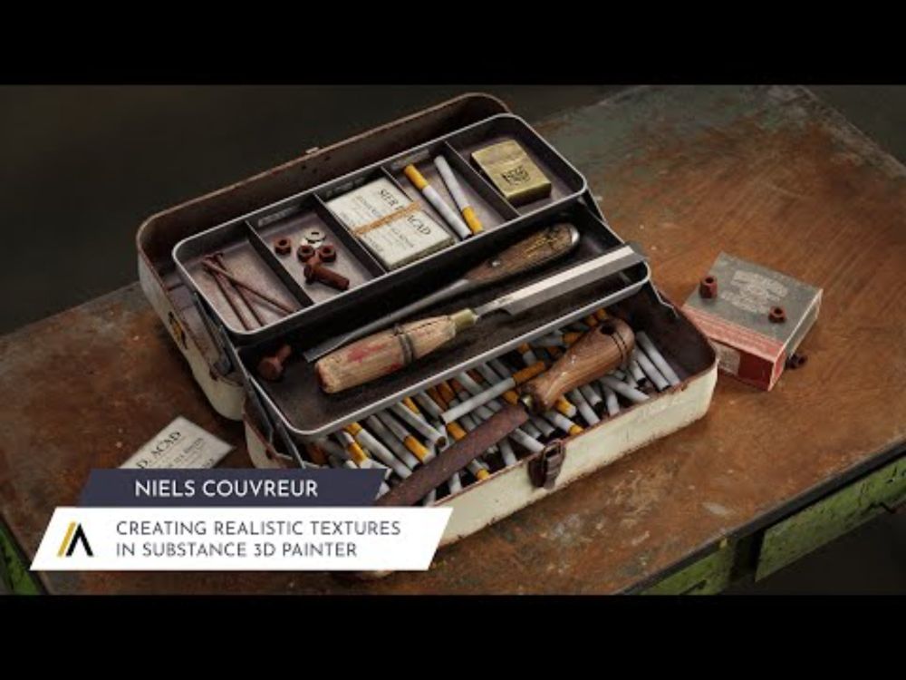 Creating Realistic Textures in Substance 3D Painter with Niels Couvreur