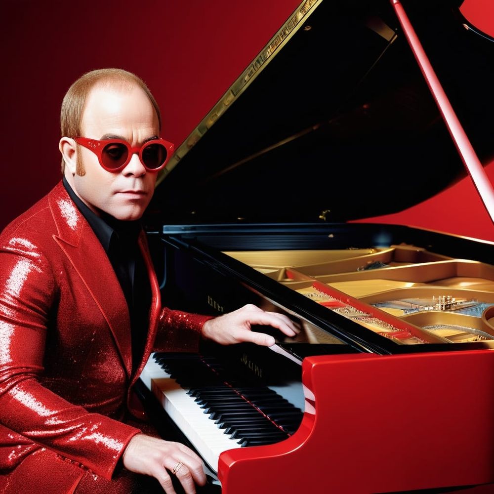 70s music art: Elton John