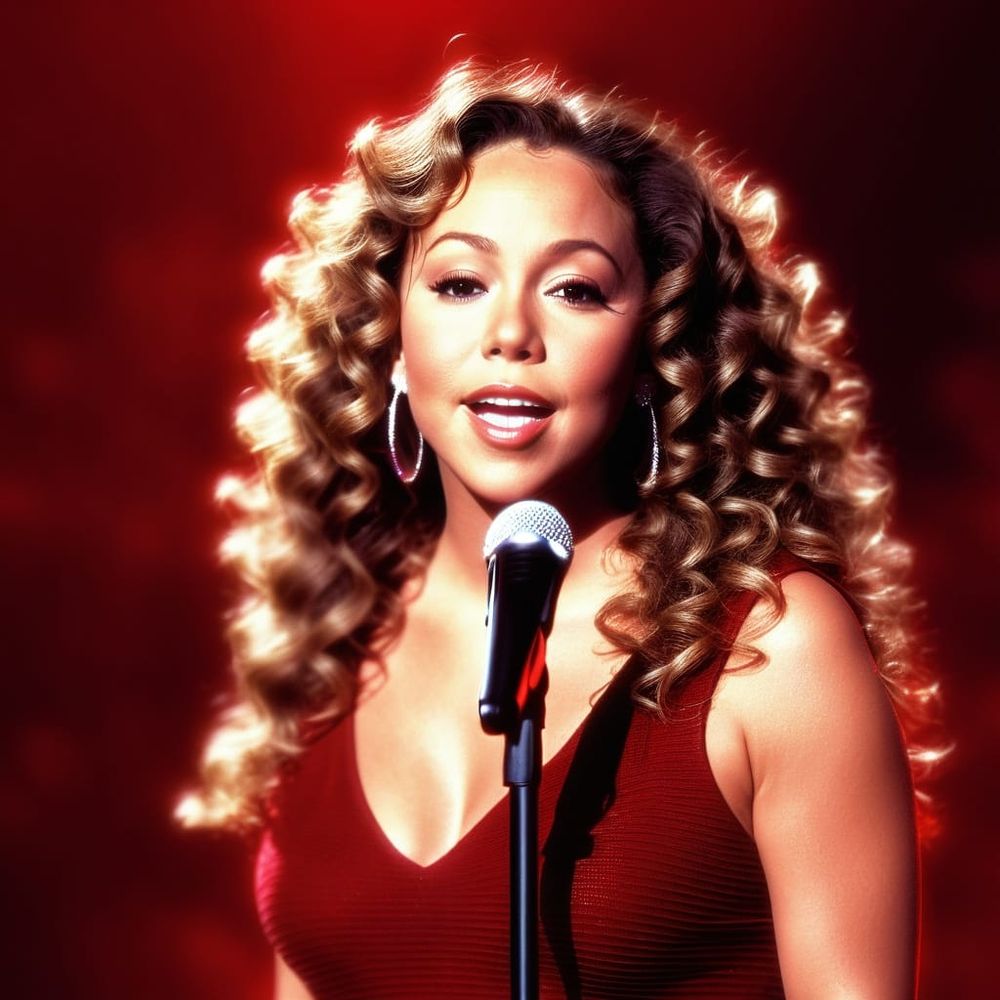 90s music art: Mariah Carey