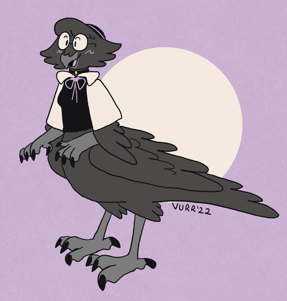 birdtaur illustration from 2022. it's a lot less refined