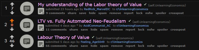 The UE Subreddit being overtaken by LTV threads.