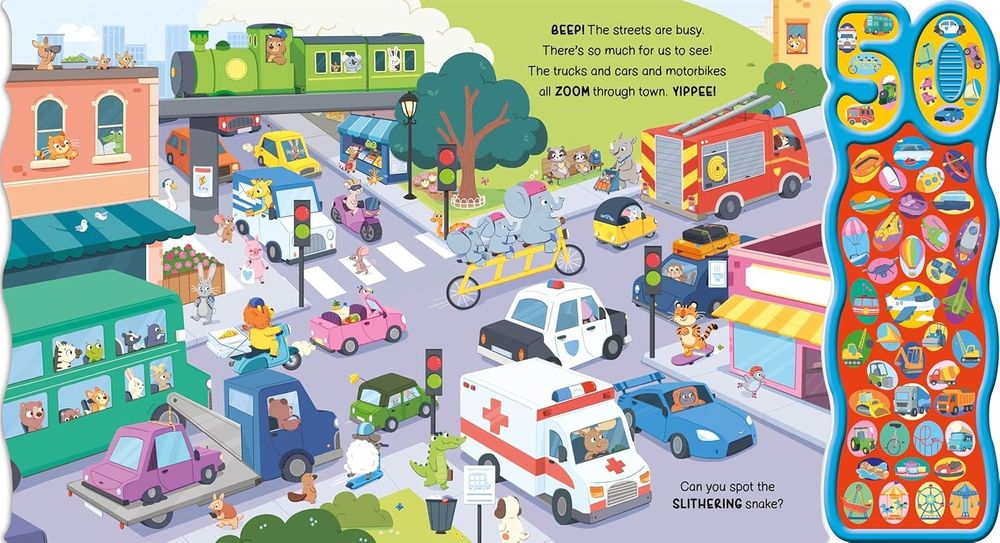 Spread from 'Things that Go' , Published by Igloo Books 2024