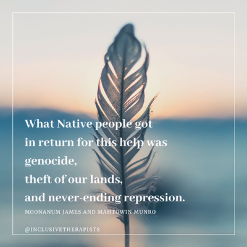 Remember Indigenous Communities on National Day of Mourning and Thanksgiving | Inclusive Therapists ...