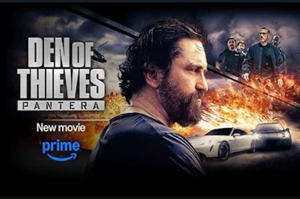A screen grab of a poster for the film Den of Thieves: Pantera. 