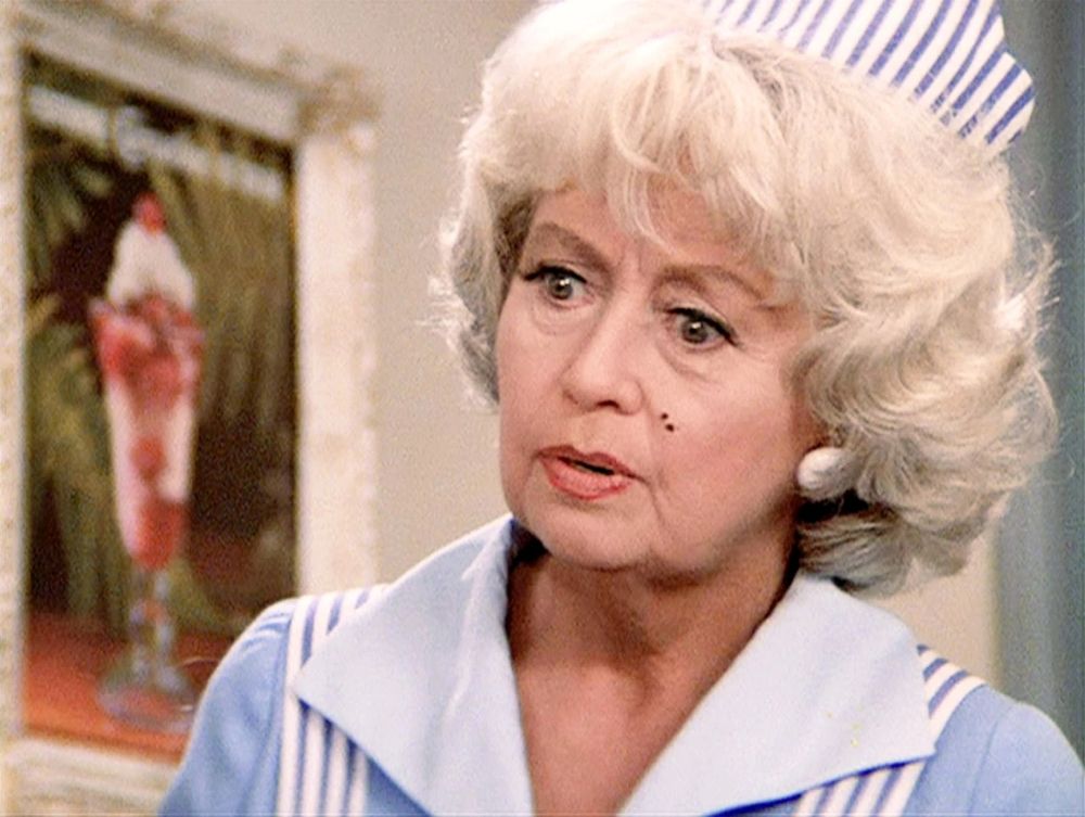 Joan Blondell as 'Vi' in GREASE (1978).