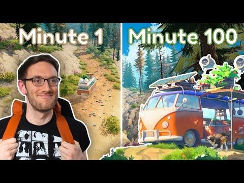 Going Off the Grid in this NEW Cozy Camper Van Survival Game! | Outbound Alpha First Look