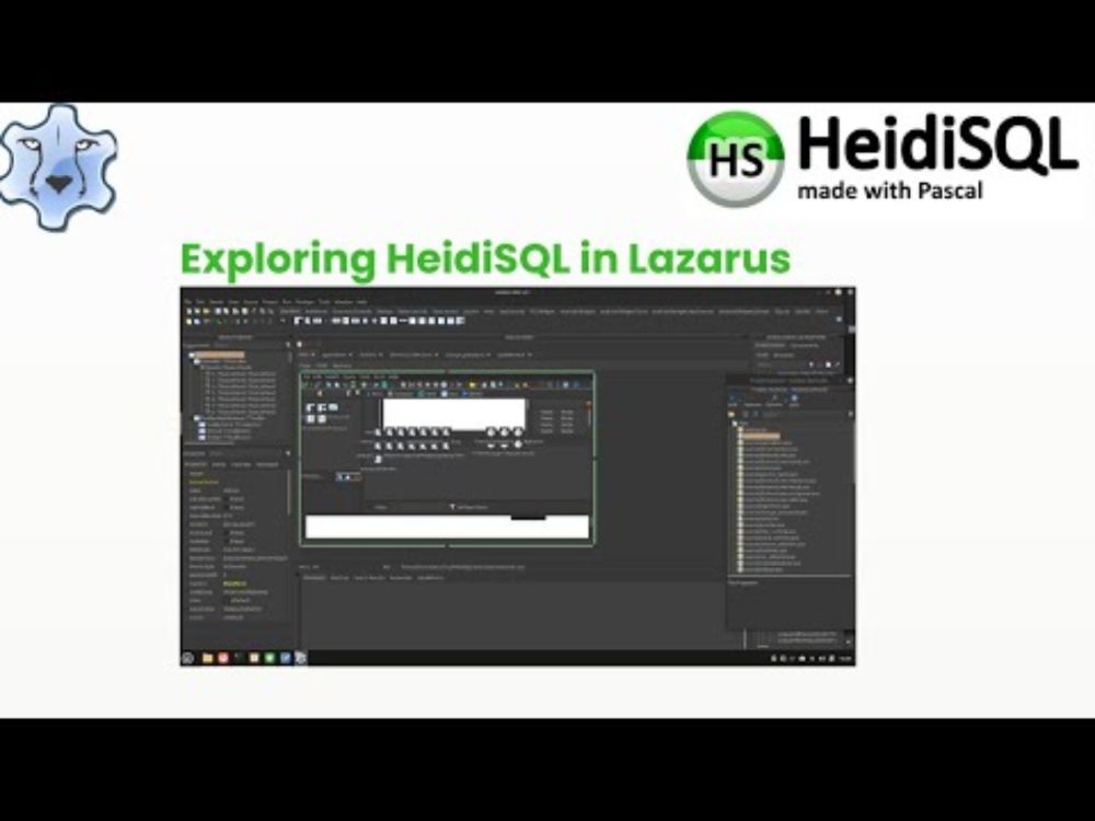 First Look at HeidiSQL Source Code – Build and Explore with Lazarus
