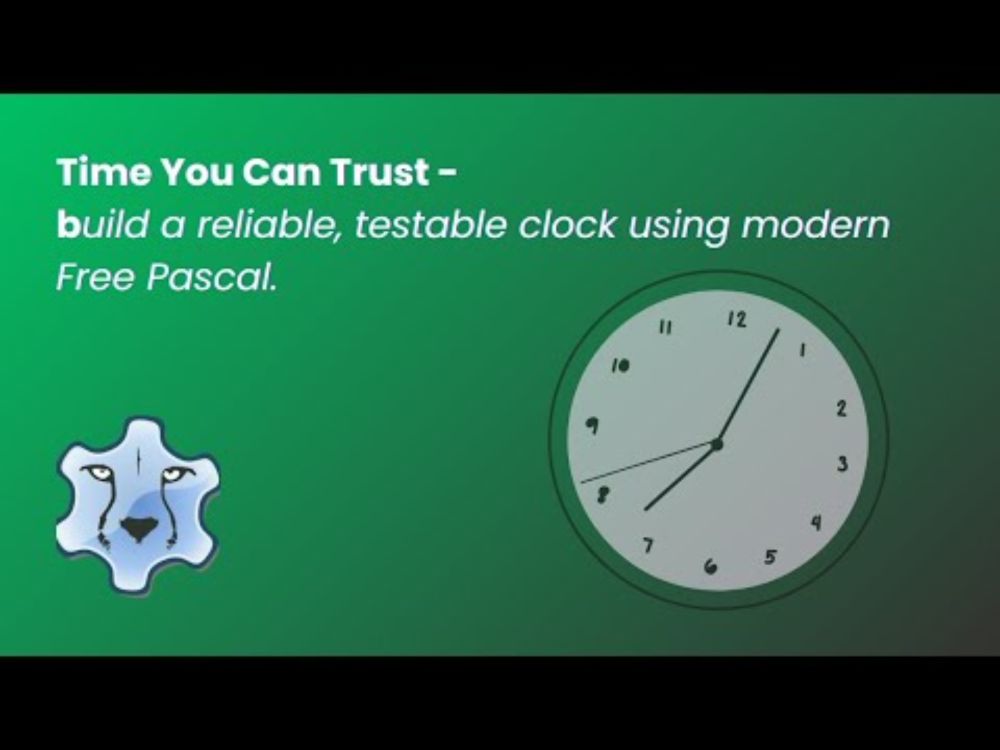 Free Pascal Tutorial: Clocks, Anonymous Functions, and Testable Time