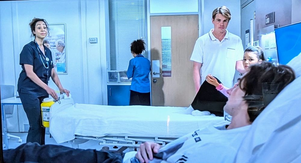 "Can I have another glass of water please Miss?". Max junior being pathetic. 