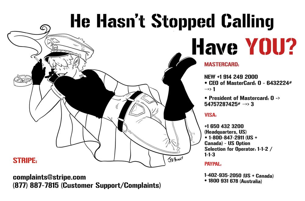 Rudi the Twink Nazi in a cute pin up pose chatting on his smart phone while smoking a fag—he’s calling payment processors to ask them why they’re the weak link in payment infrastructure by bowing to the demands of moral tyrants.