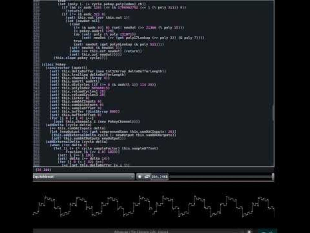Breathe Into the Night (Dual POKEY / Lisp bytebeat engine)