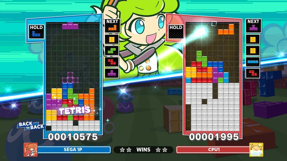 Japan’s beloved puzzle game series Puyo Puyo and the world-renowned Tetris® game franchise have teamed up again to deliver even more fun in Puyo Puyo Tetris 2. 