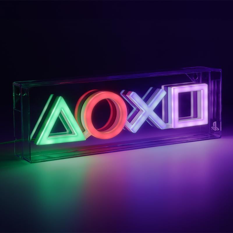 Whether it's mounted on a wall or placed on a shelf, bring a gaming-powered glow into your space with this PlayStation Neon Light. 