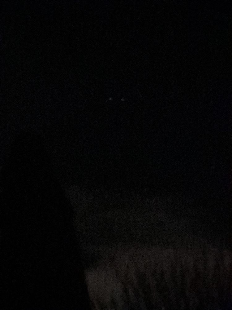 A star and Mars side by side