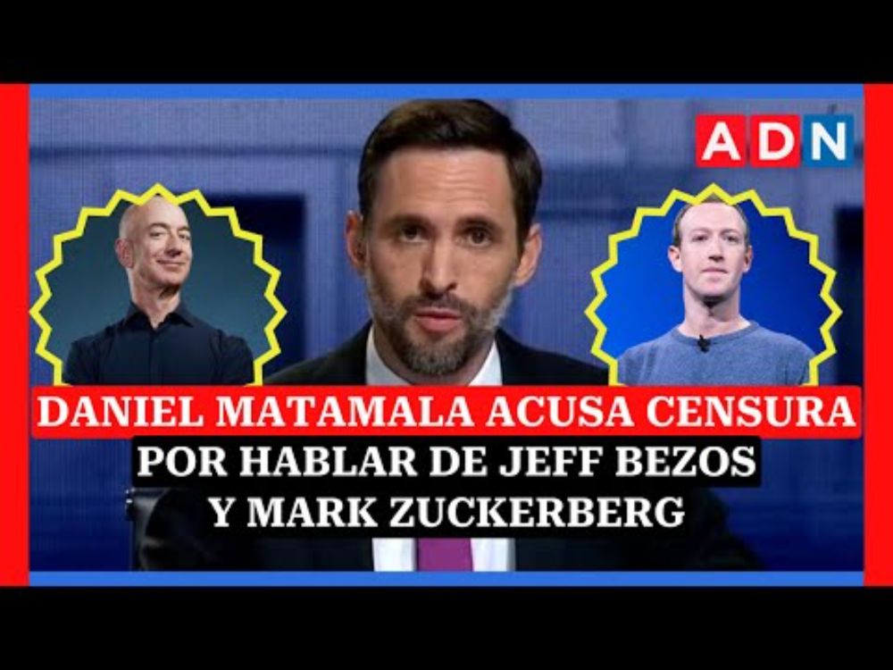 Daniel Matamala acusa CENSURA A INSTAGRAM tras eliminar columna sobre Zuckerberg, Musk y Bezos