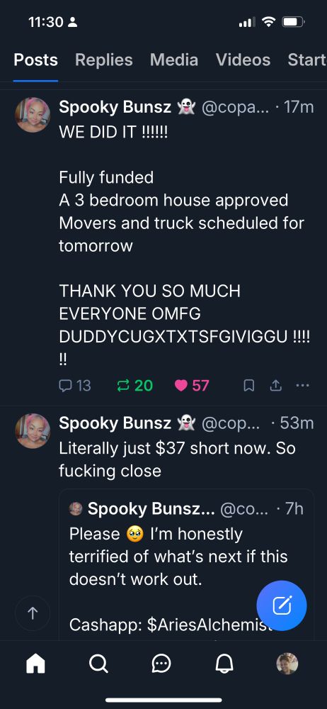 The prayer answered!