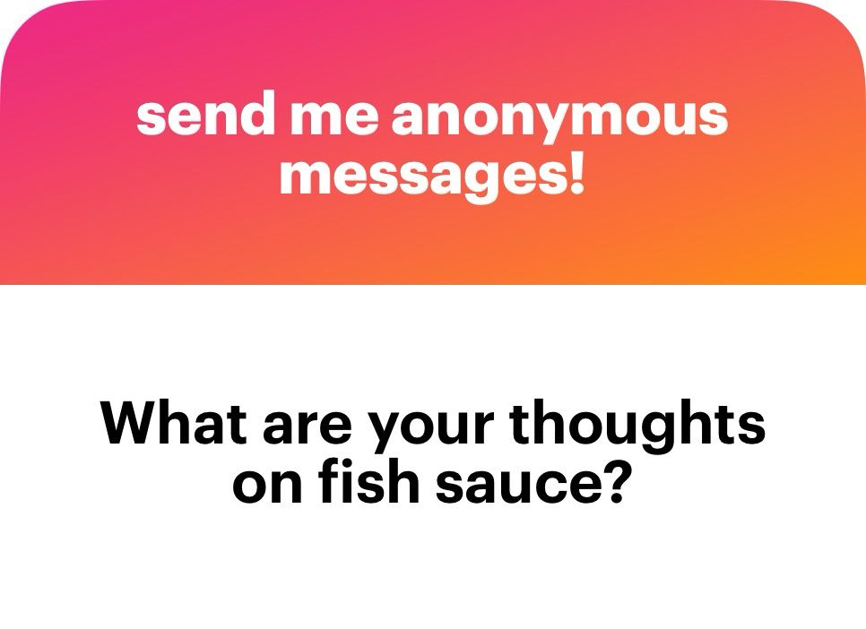 What are your thoughts on fish sauce?