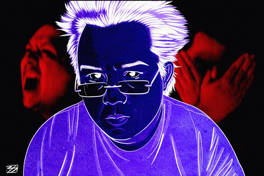 Ahhaha. I just got it. I just got it. It's so funny when you think about it. It makes sense. We were never a simulation. It's only natural that I find your knives in my back.