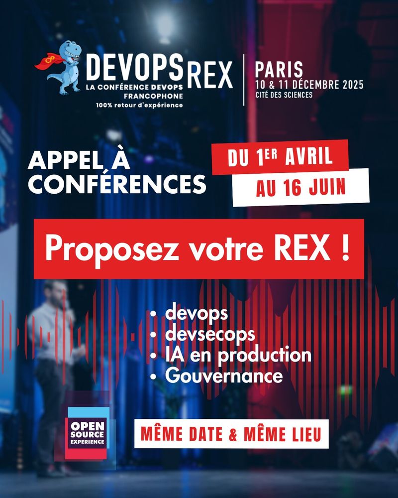 ouverture appel à conférences devops rex 2025