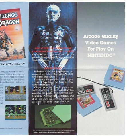 Coverage of Hellraiser for NES featuring the "Super Cartridge" PCB.