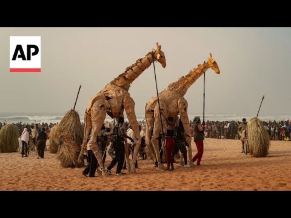 Life size puppets complete journey from Africa to Norway for climate awareness