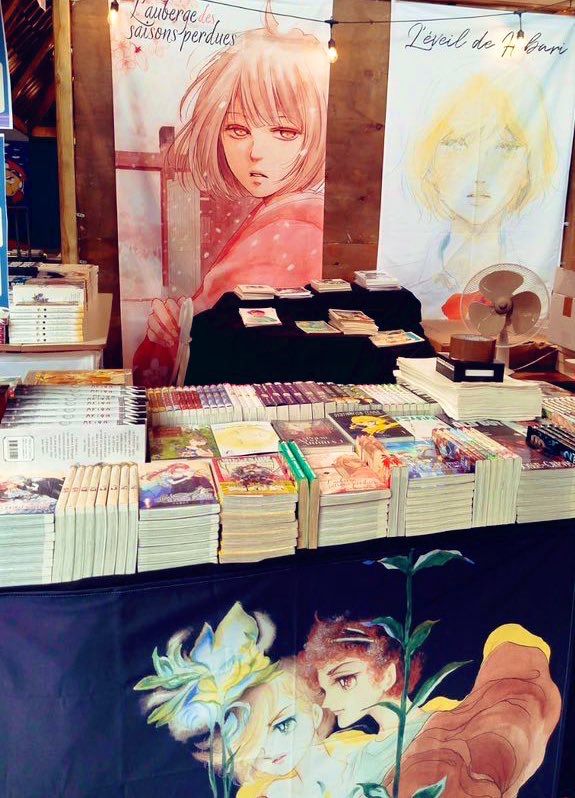Photo du stand des editions naBan à Japan Expo