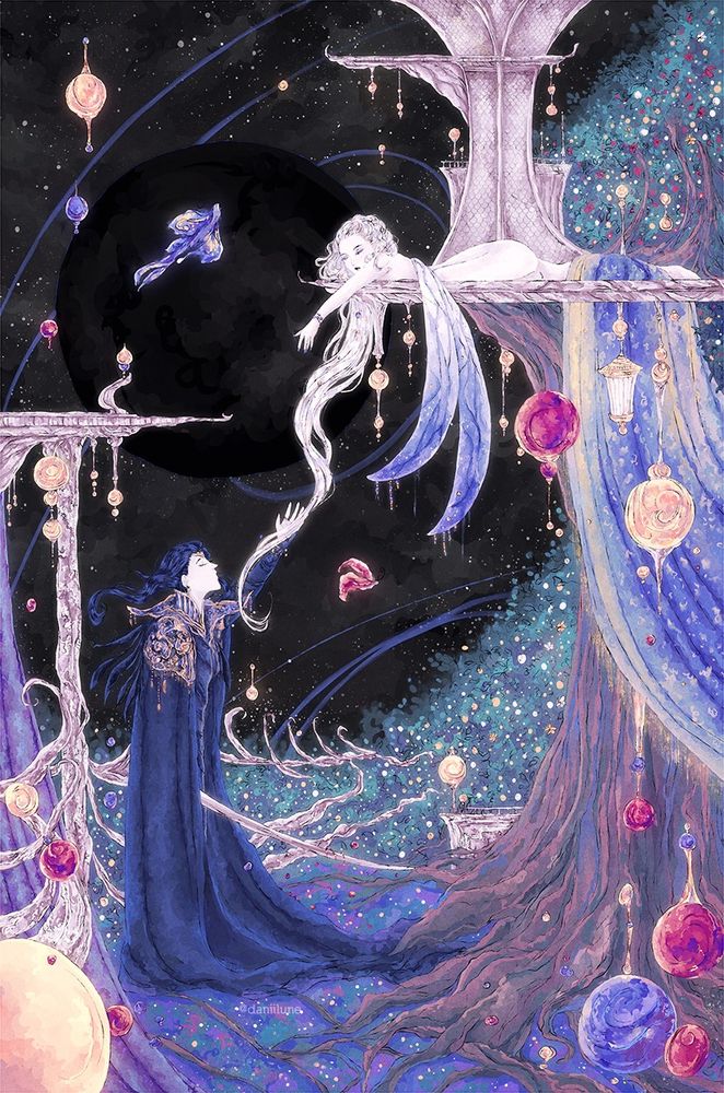 A man and a fairy.