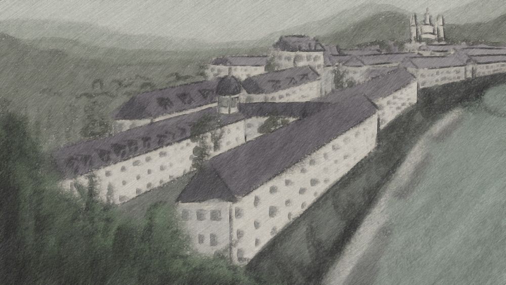 Dessin de Notre-Dame de Bétharram