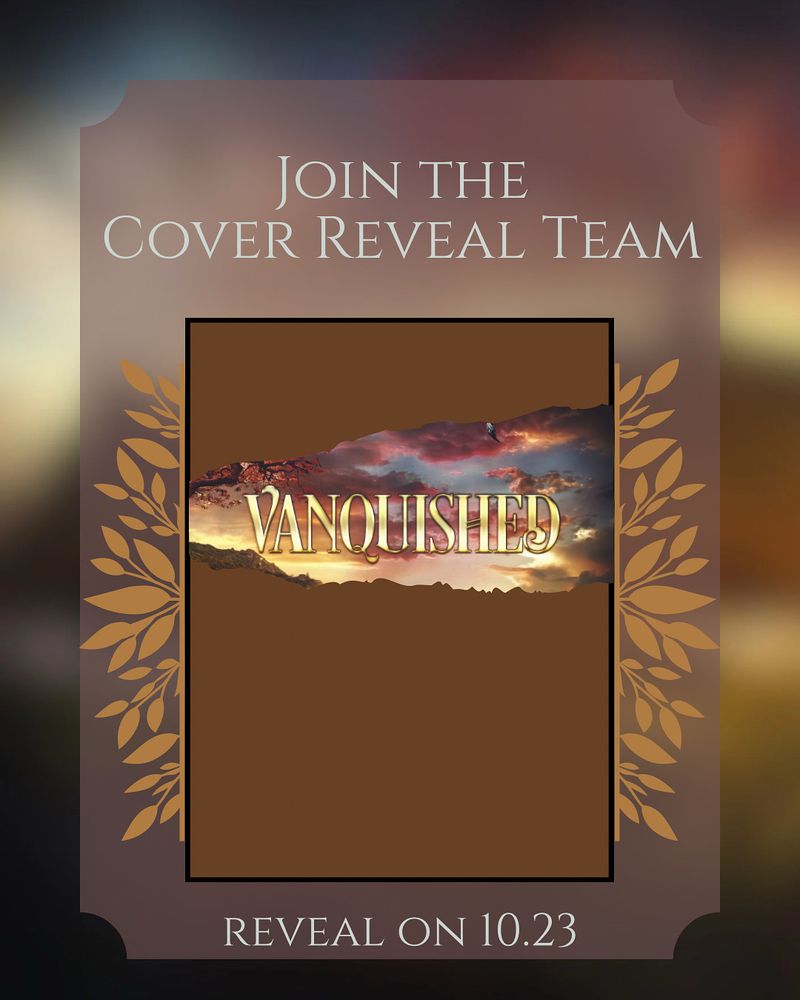 Teaser for the vanquished cover reveal 