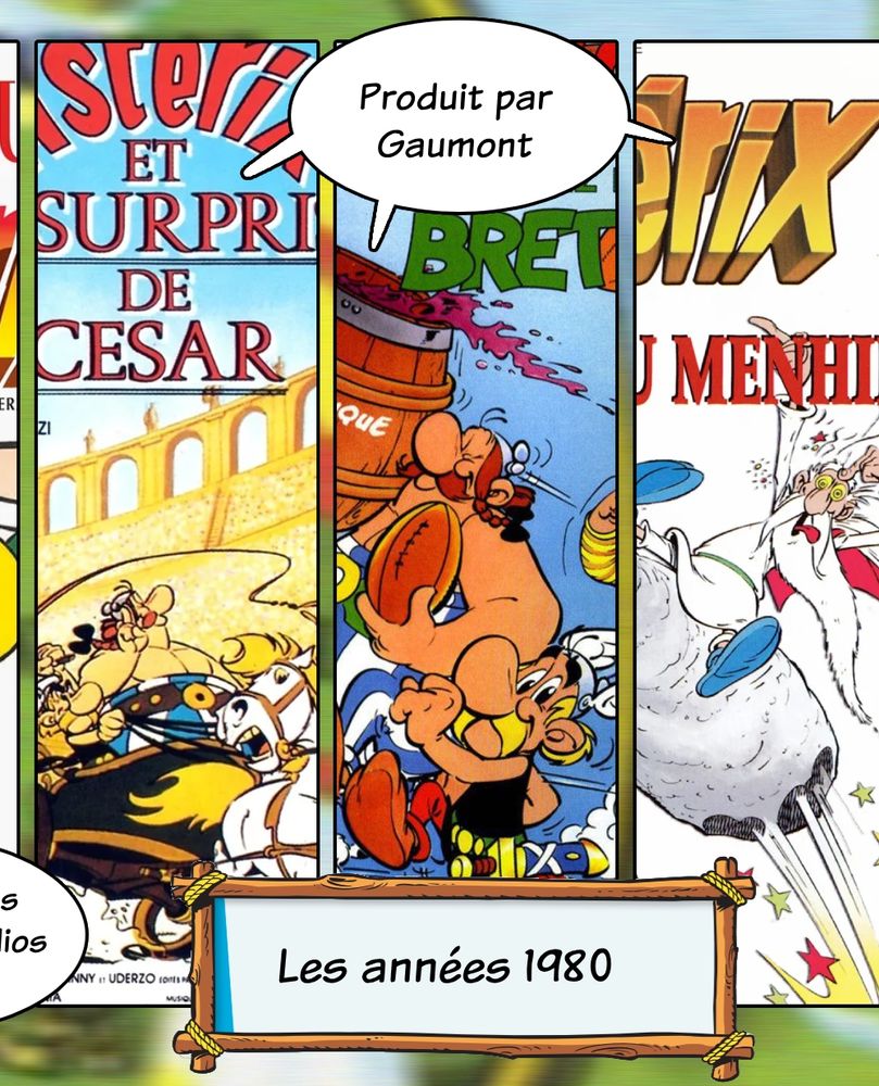 Les années 1980
Les trois films sont produits par Gaumont