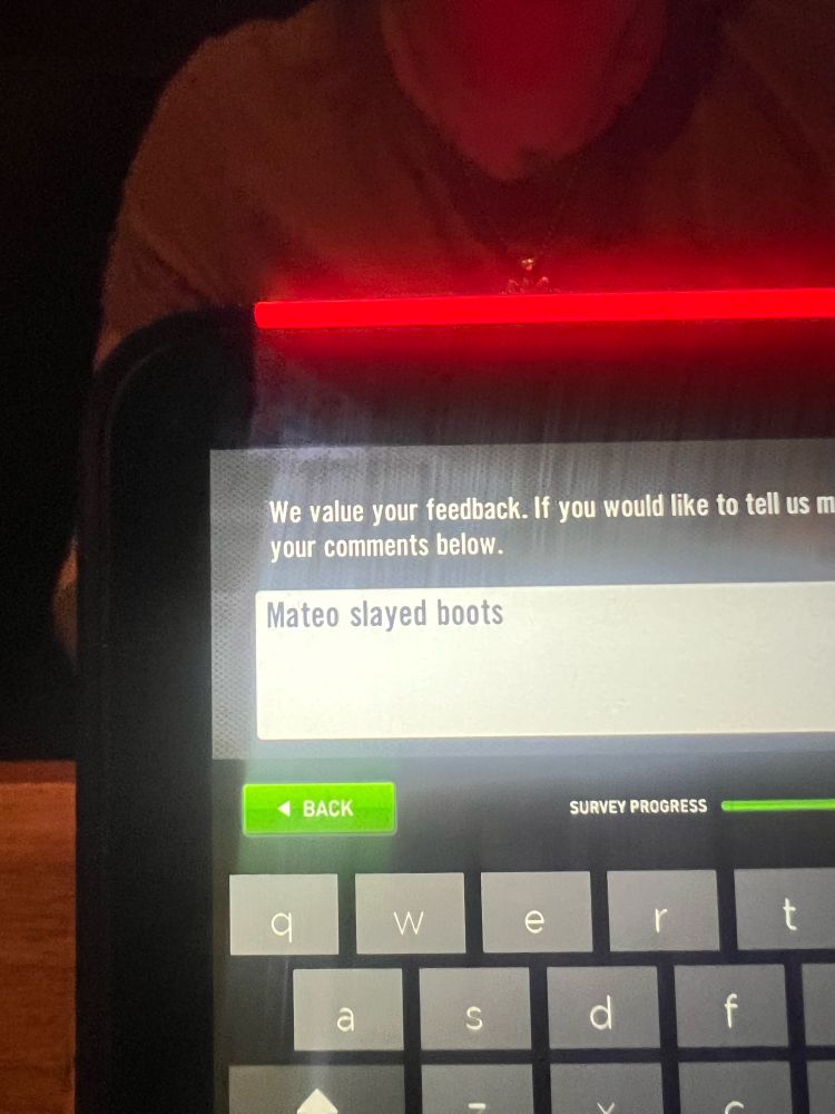 Shoutout to Mateo at yard house 