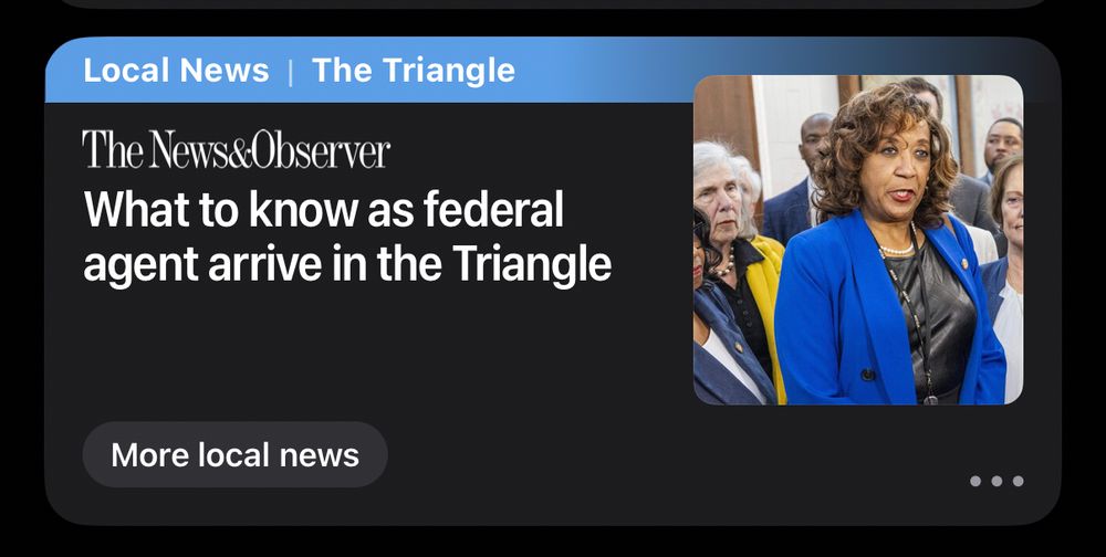 Local News | The Triangle
The News&Observer
What to know as federal agent arrive in the Triangle
More local news