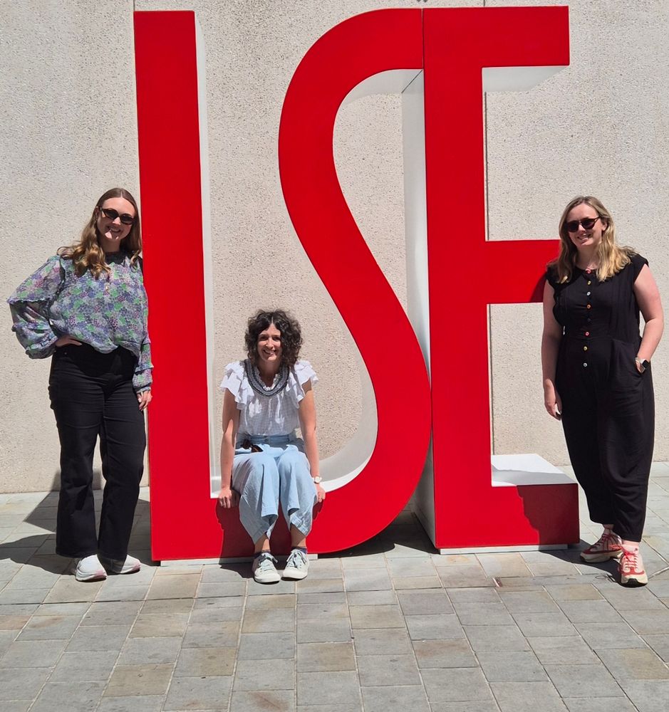 Marit Liz and Tilly at LSE letters 