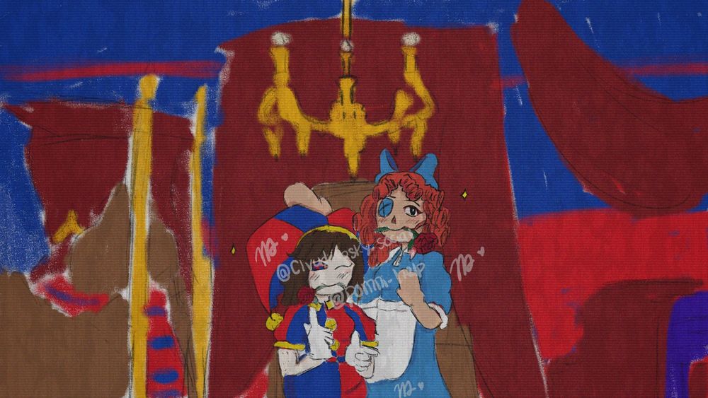 Ragapom in allhailqueenuwu’s artstyle! 