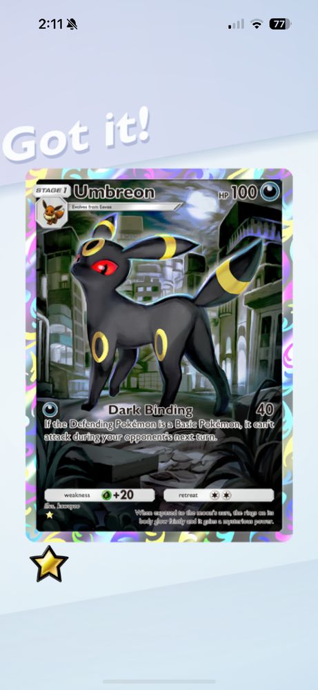 Full art umbreon