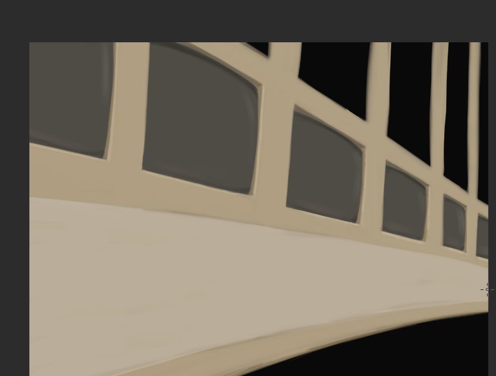 WIP of a big array of beige CRT screens