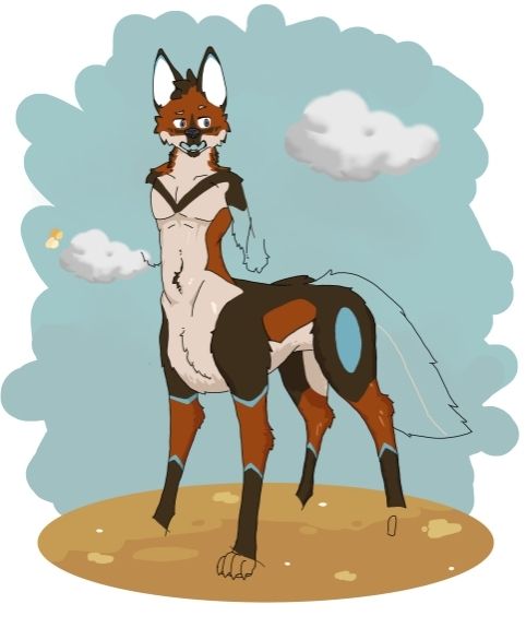 Shading.. I hate it so much but it makes art look so good.
Can't get the feet right or the tail pattern either.