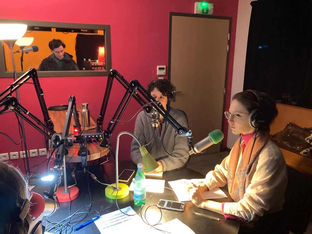 Photo du studio à campus fm 