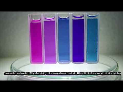 Colourful Phenolphthalein pH Indicator Selection