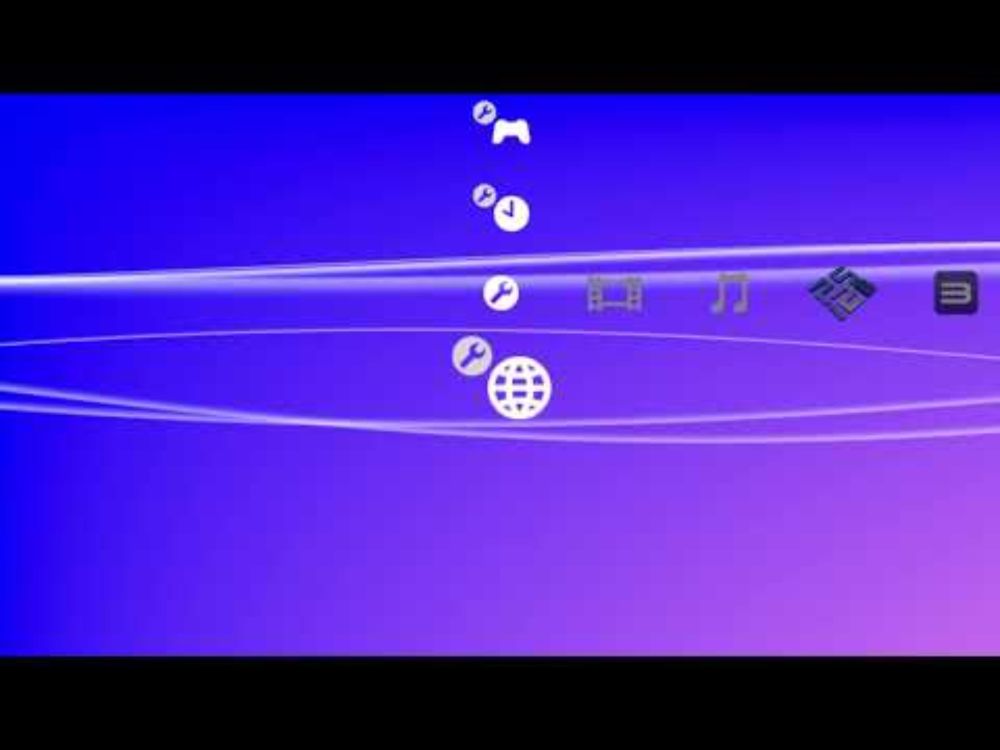 XMB menu recreated with @Stride3D