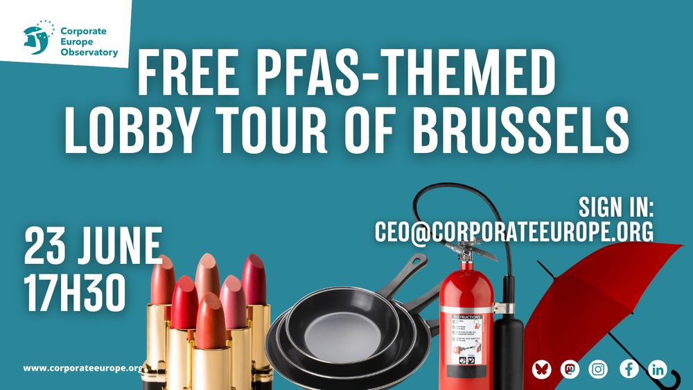 Free PFAS-themed lobby tour of brussels