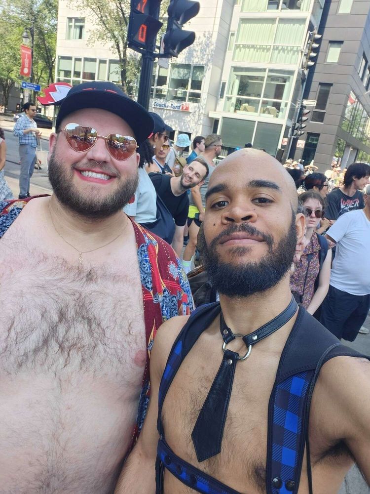 Marc and i at the pride parade