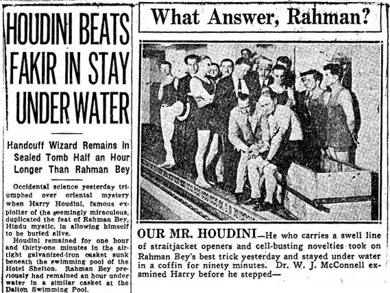  New York American article, August 6, 1926