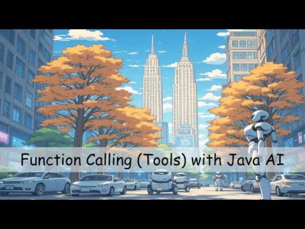 Function Calling Tools with Java AI