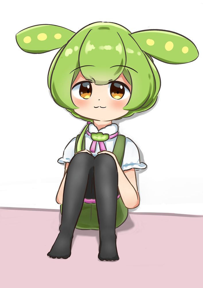 座るずんだもん