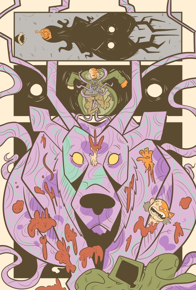 A man gets torn apart by a spectral deer