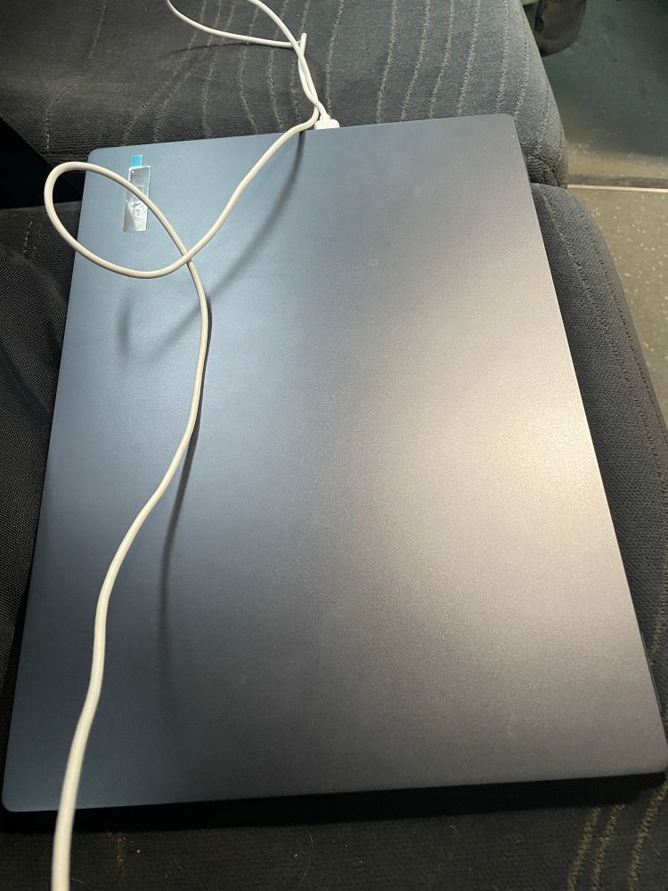 A laptop working as a battery